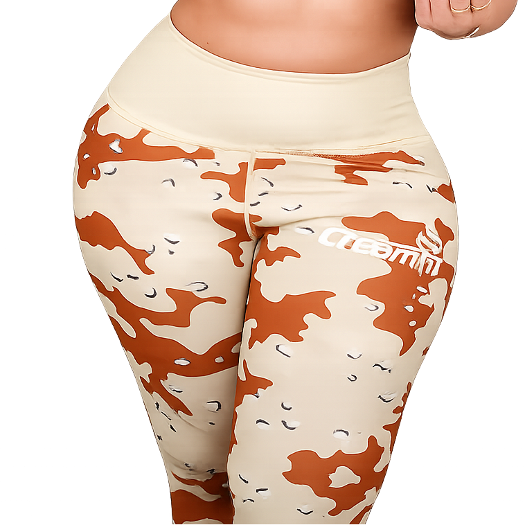 High Waisted CreamFit Camo Leggings